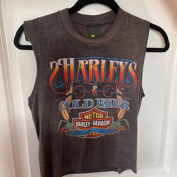 Rare vintage Harley and cold beers tank shirt - Picture 11 of 15